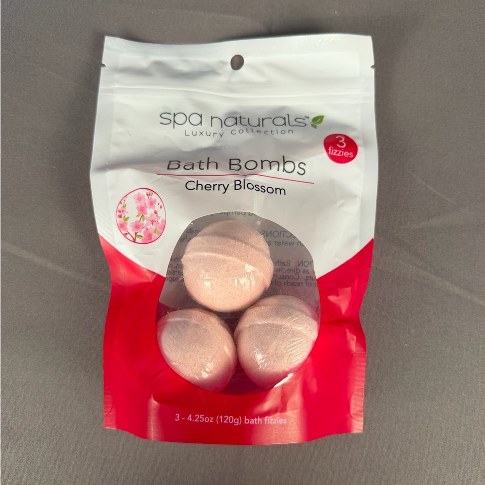 Cherry Blossom Bath Bombs - Pink